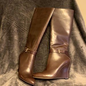 NWOT Ann Taylor Finley Wedge Boots